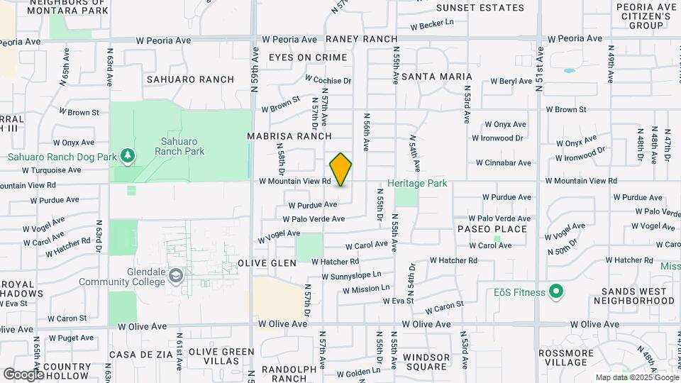 9715 N 56th Ln Map and Location Details