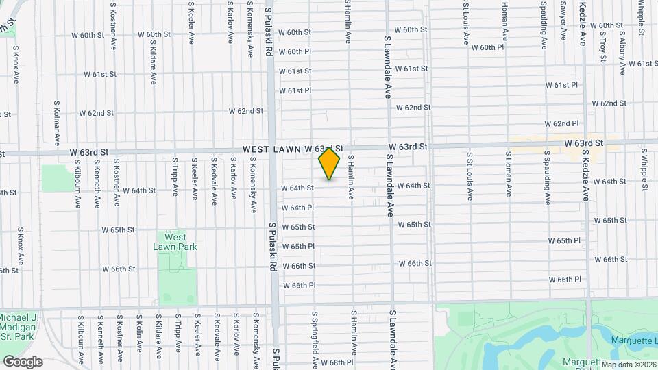 3838 W 64th St Map and Location Details