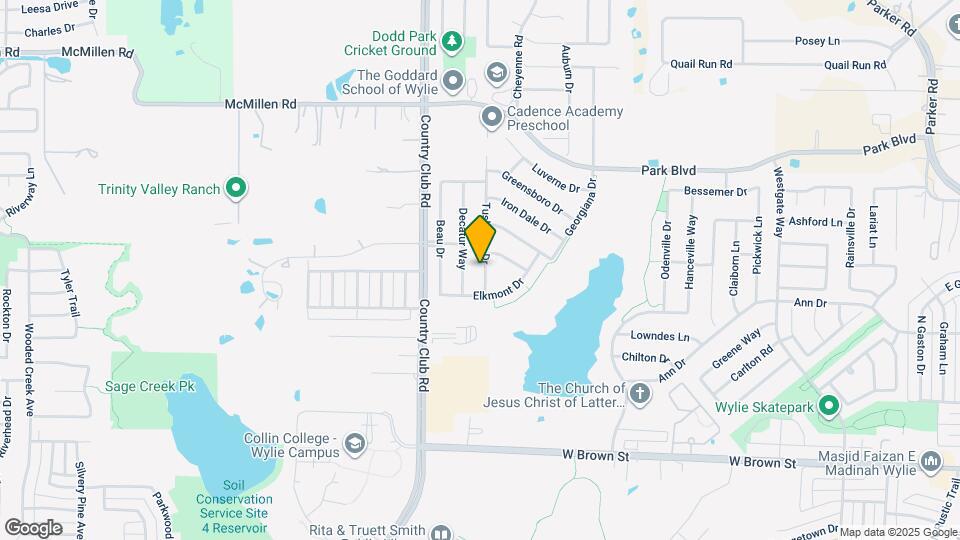 607 Tuskegee Dr Map and Location Details