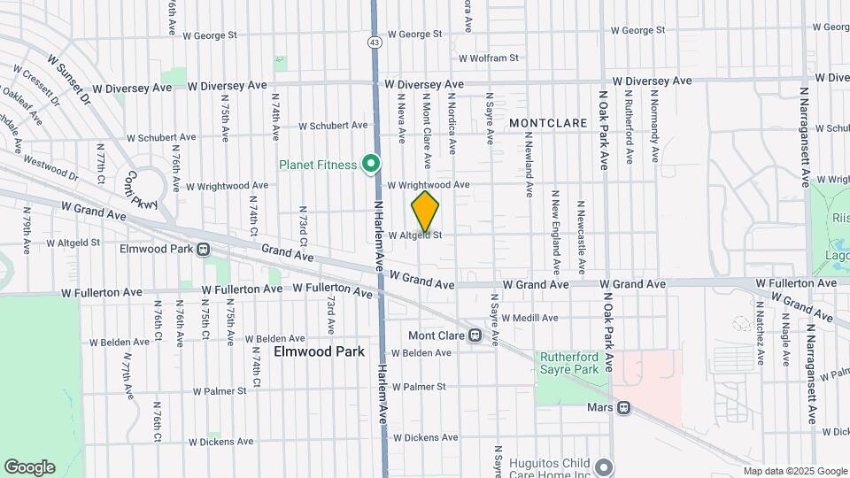 7131 W Altgeld St, Unit FL1 Mapa y Detalles de la Ubicación