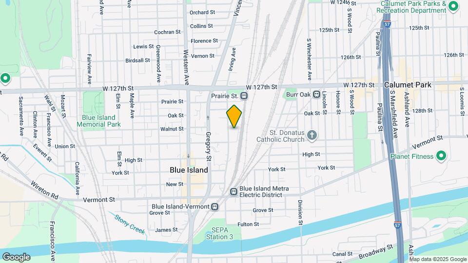 12833 Irving Ave Map and Location Details