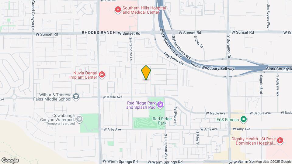 9110 Rushing Wind Ave Map and Location Details