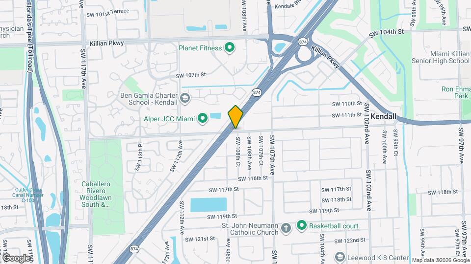 10845 SW 112th St Map and Location Details