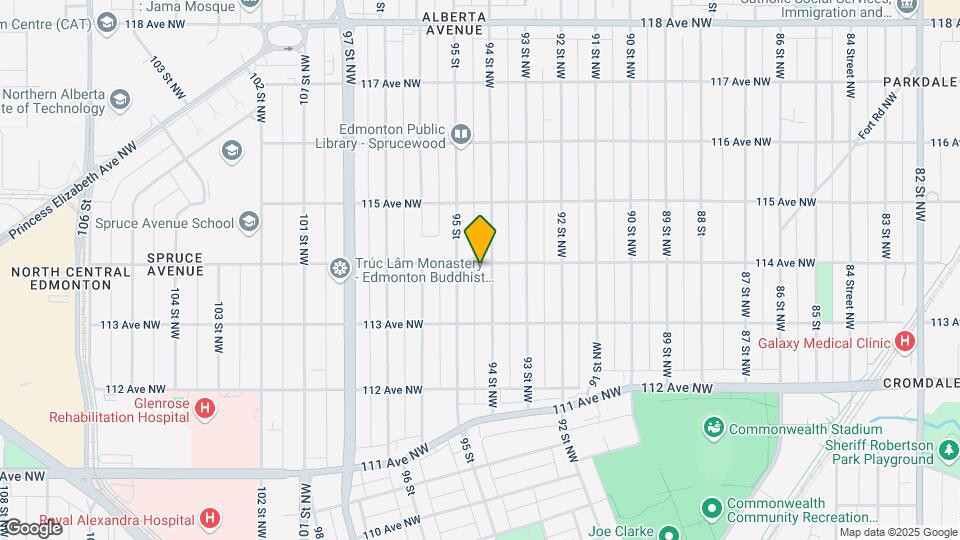 9407 114 Av NW Map and Location Details