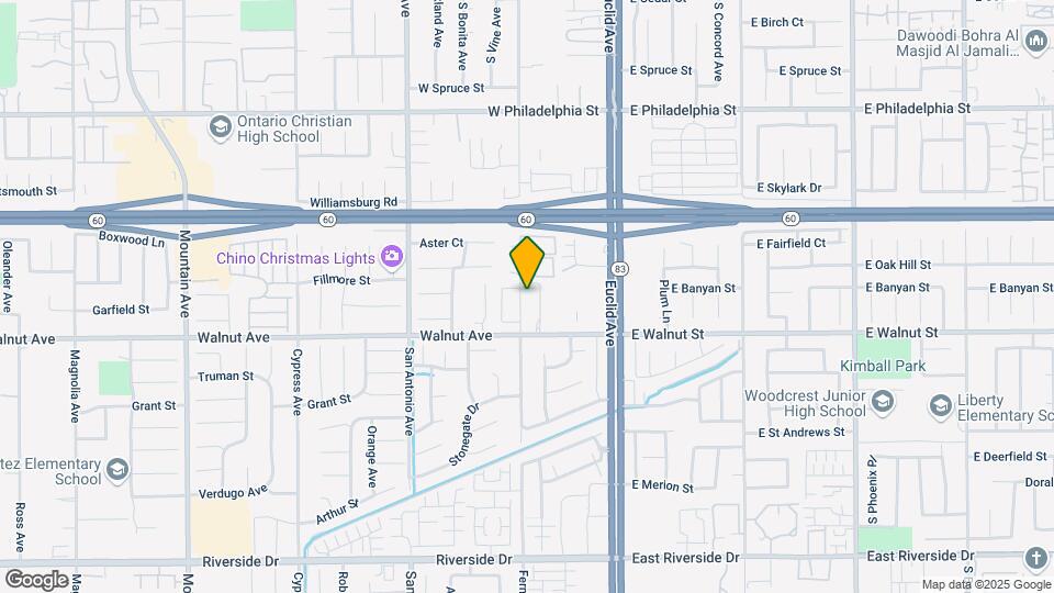 320 W Walnut St Mapa y Detalles de la Ubicación