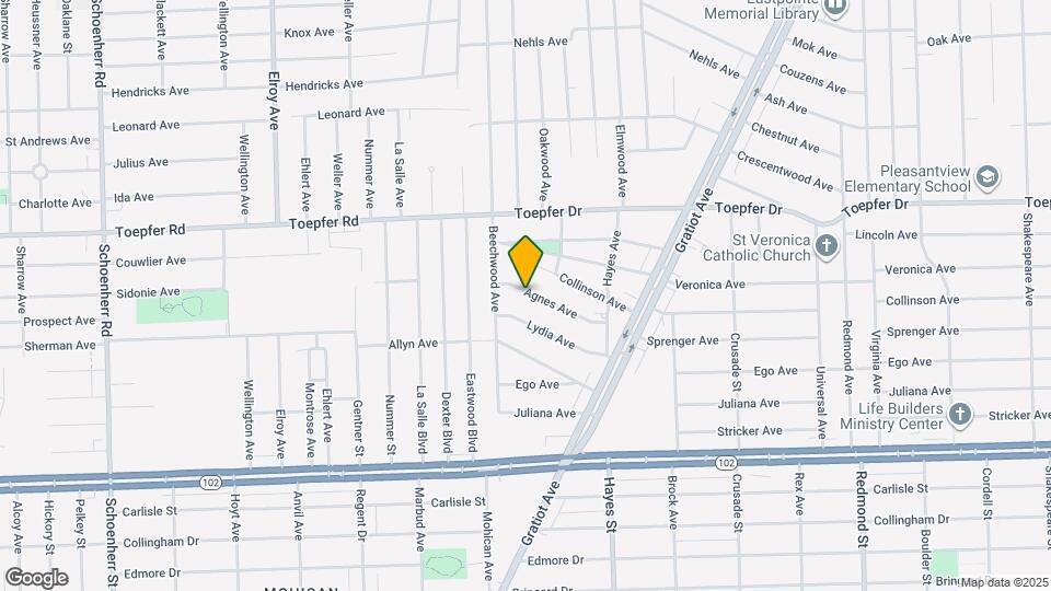 14658 Agnes Ave Map and Location Details