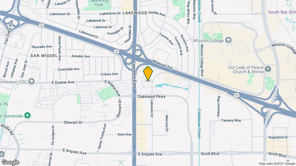 1259 Lakeside Dr Map and Location Details
