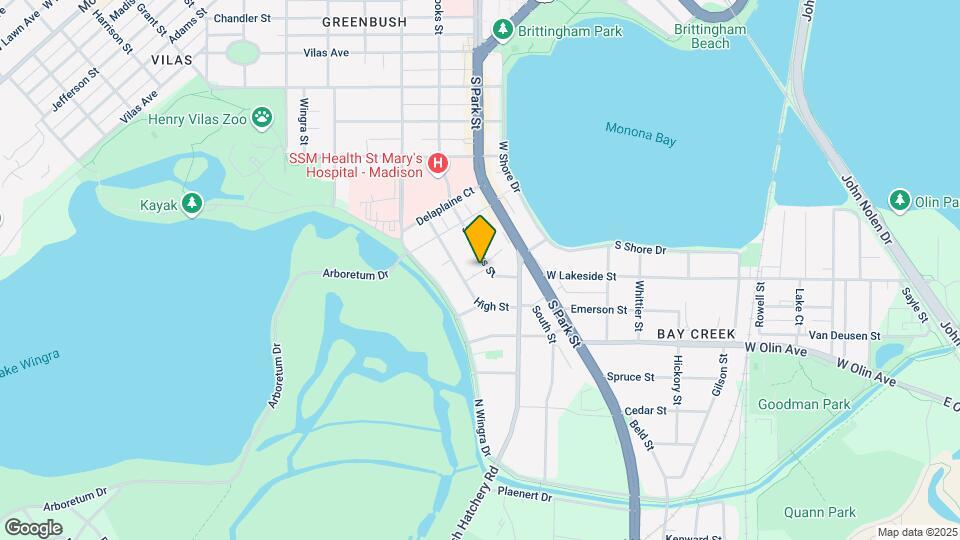 930 S Brooks St, Unit 3 Map and Location Details