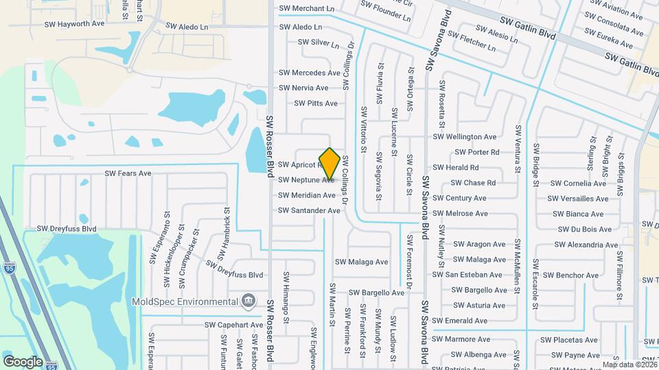 1538 SW Neptune Ave Map and Location Details
