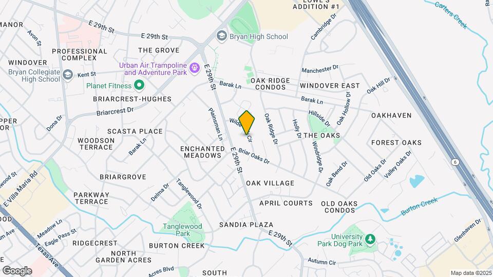 1824 Wilde Oak Cir Mapa y Detalles de la Ubicación
