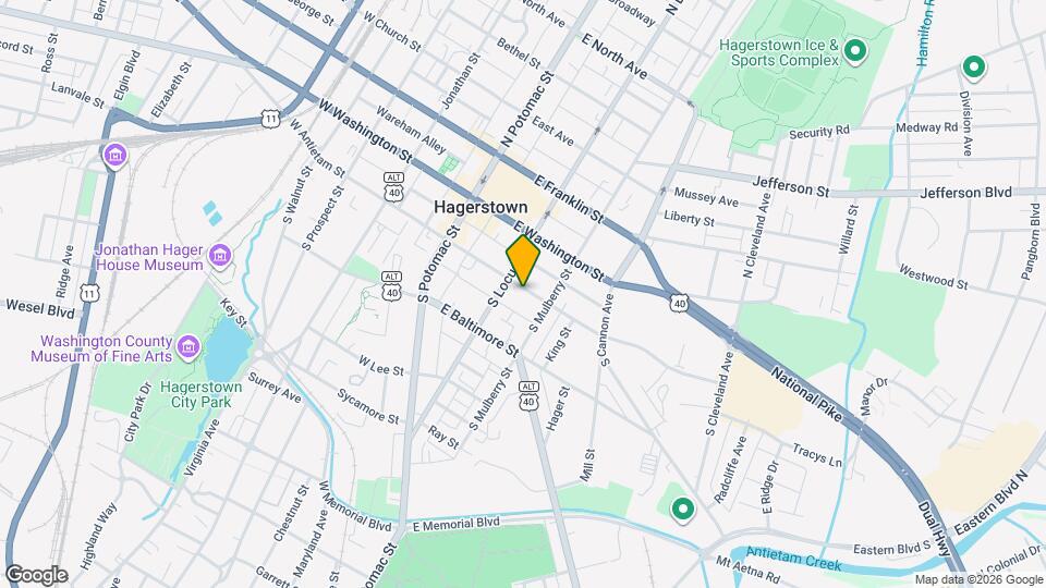 121 E Antietam St Map and Location Details