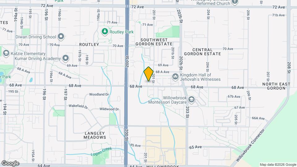 20087-20068 68 Ave Map and Location Details