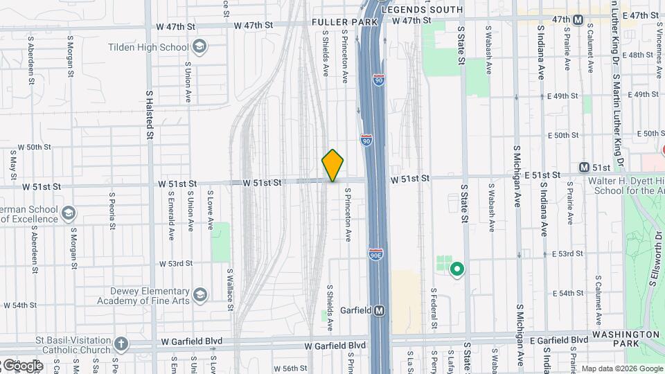 323 W 51st St, Unit first floor Map and Location Details