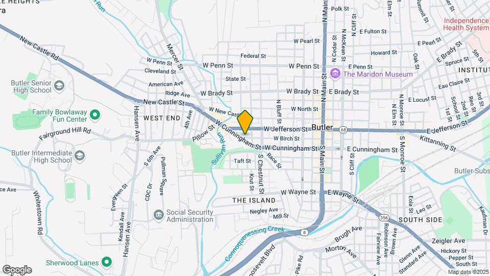 434 W Cunningham St Map and Location Details