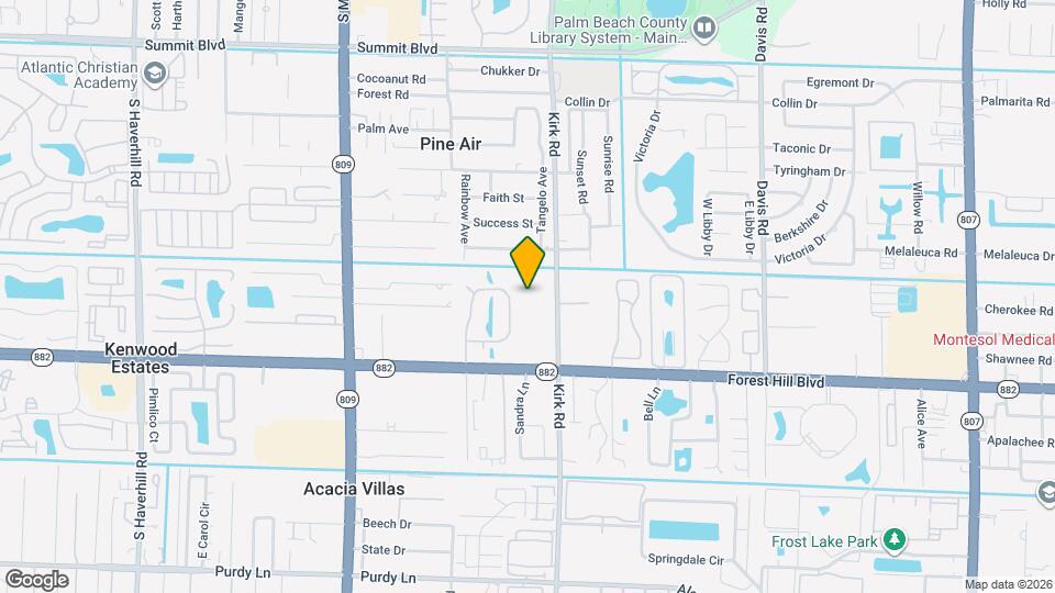1600 Forest Lakes Cir Map and Location Details
