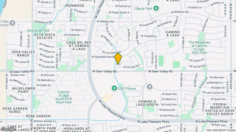 21922 N 100th Ave Map and Location Details