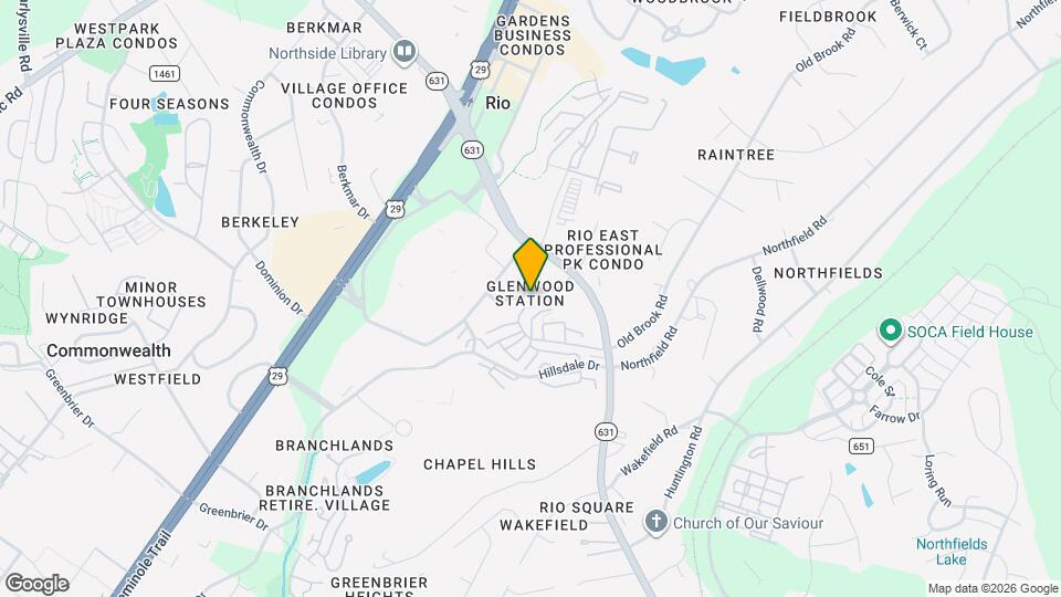 985 Glenwood Station Ln Map and Location Details