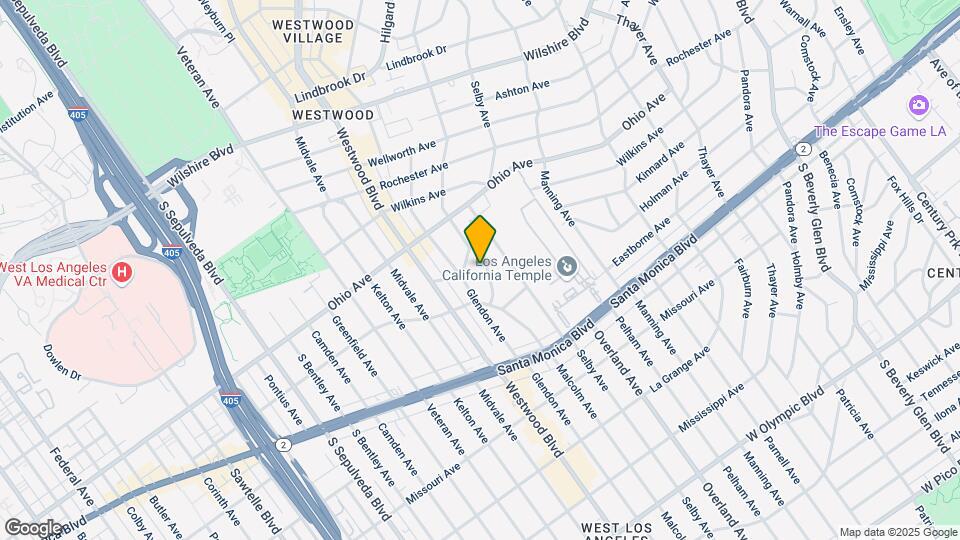 1631 Malcolm Ave Mapa y Detalles de la Ubicación