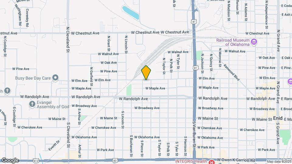1511 W Elm Ave Map and Location Details