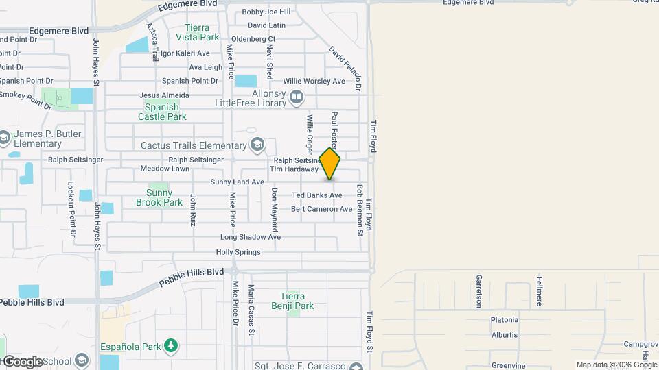14908 Sunny Land Ave Mapa y Detalles de la Ubicación