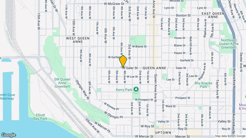 401 W Galer St Map and Location Details