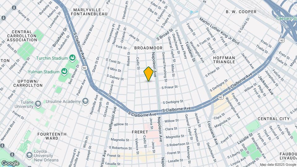 4444 S Johnson St Map and Location Details