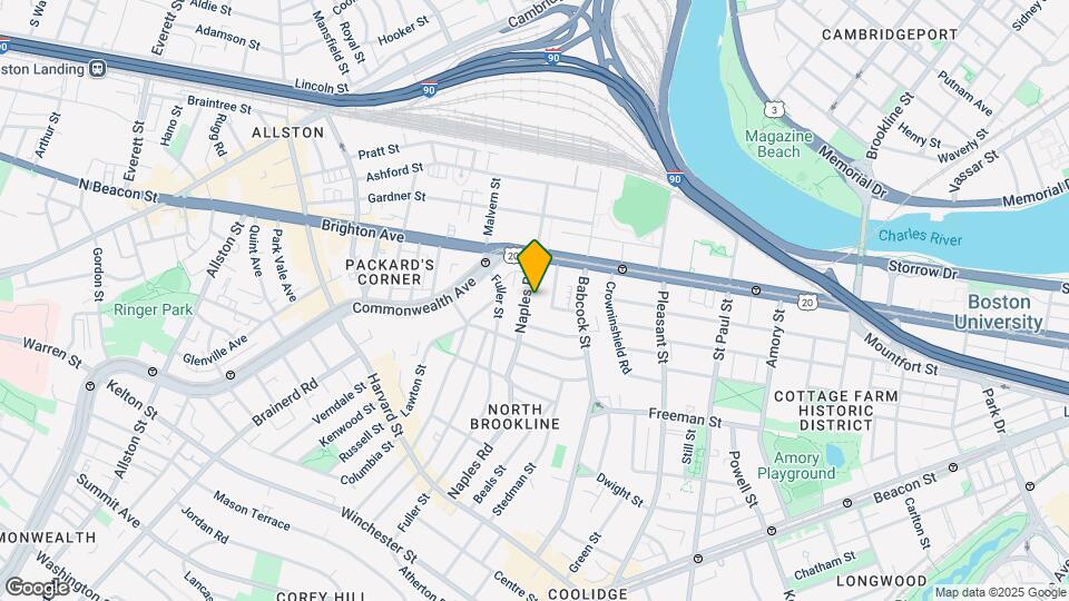 161 Naples Rd Mapa y Detalles de la Ubicación
