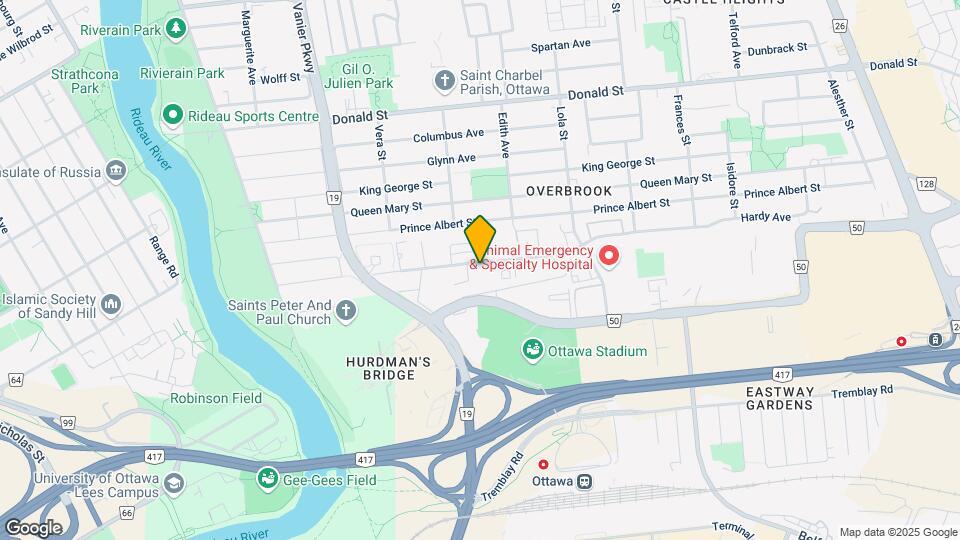 1425-1425 Vanier Pkwy Map and Location Details