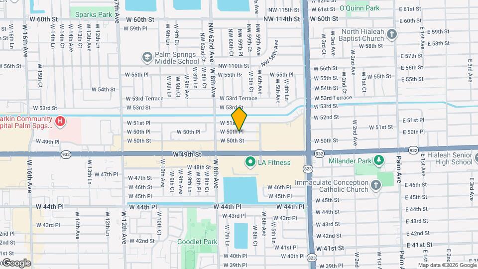 680 W 50th Pl Map and Location Details