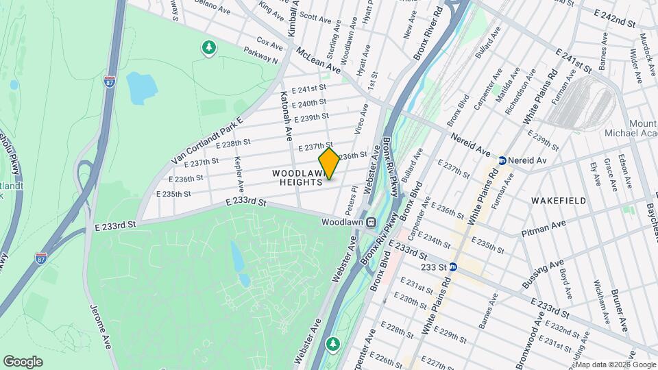 353 E 234th St Map and Location Details