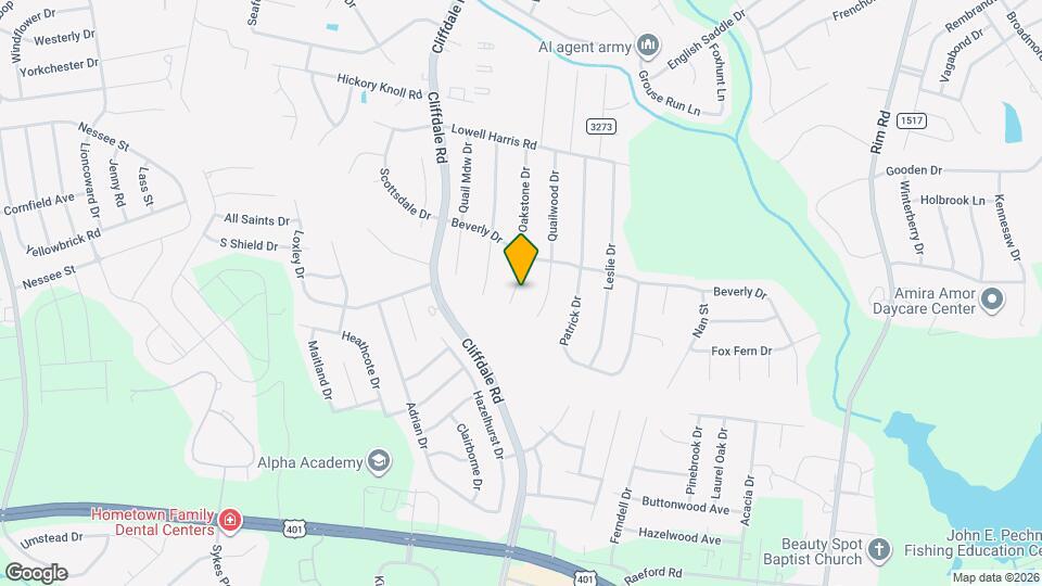 1113 Oakstone Dr Map and Location Details