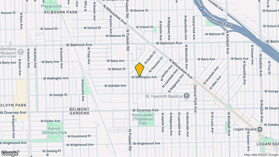 3925 W Wellington Ave Map and Location Details
