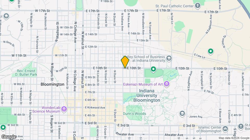 524 N Indiana Ave Map and Location Details