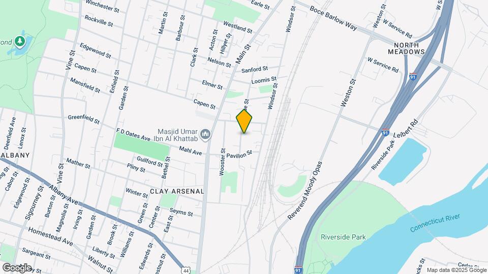 202 Bellevue St Map and Location Details