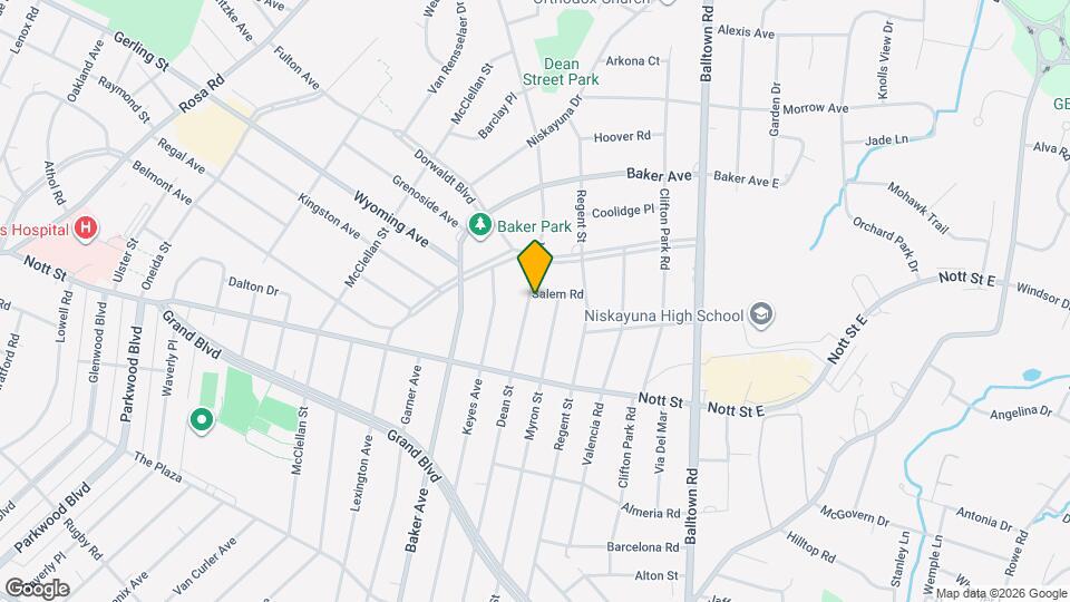 1556 Dean St Map and Location Details