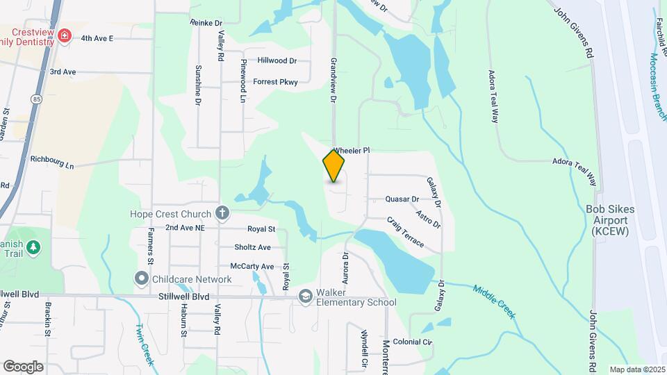 3007 Pine Lake Ct Map and Location Details