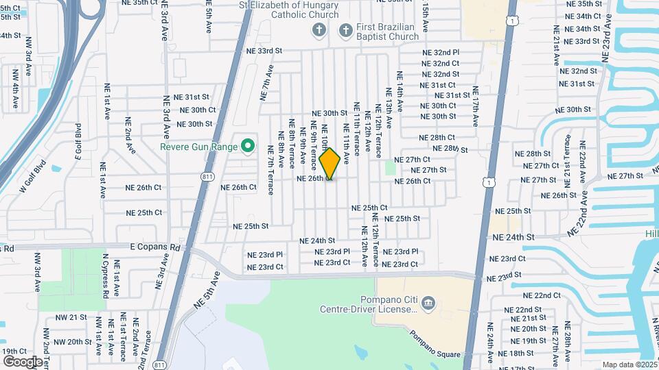 2640 NE 10th Ave Map and Location Details