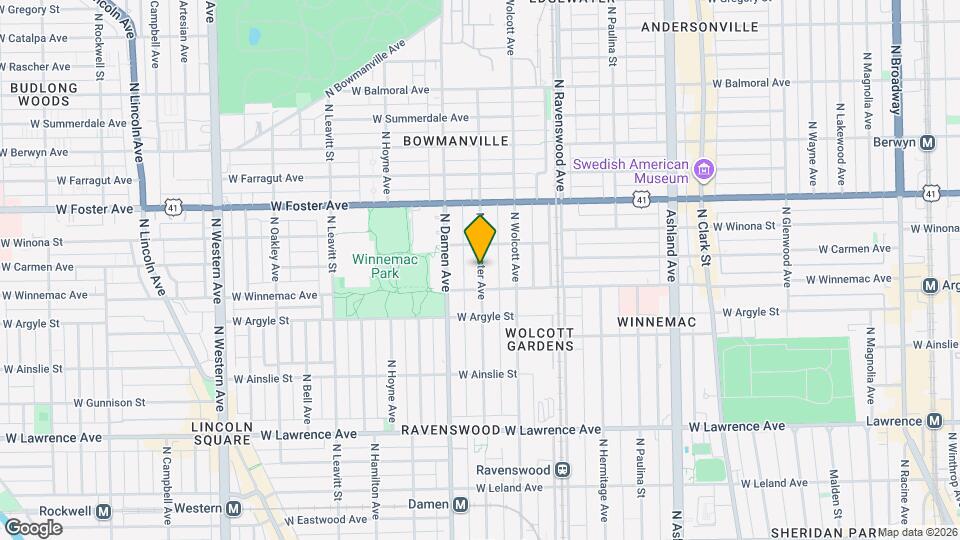 5060 N Winchester Ave, Unit 1N Map and Location Details