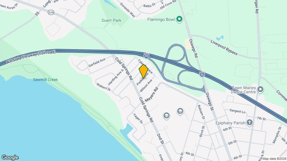 108 Parker Ave Map and Location Details