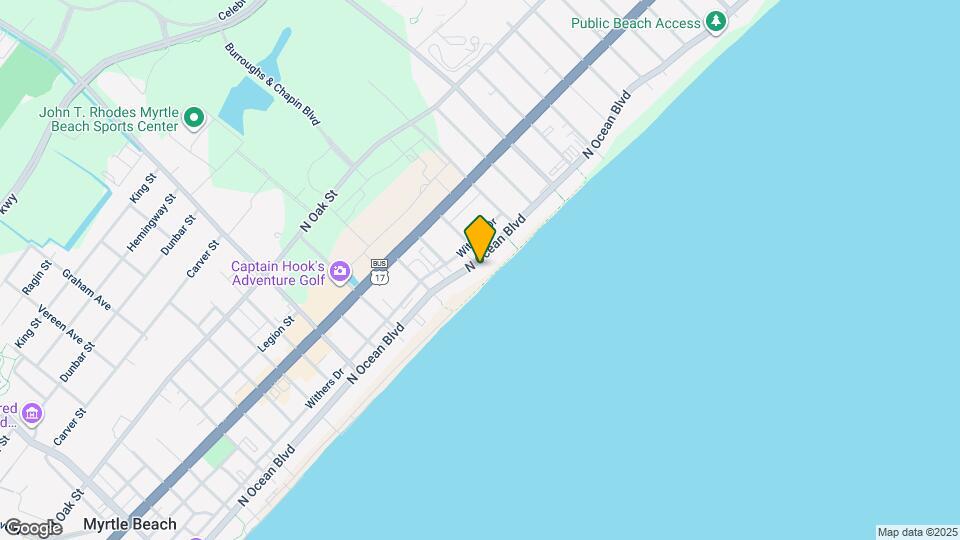 2504 N Ocean Blvd Map and Location Details