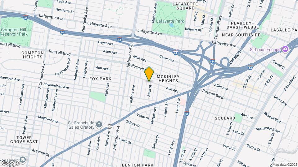 2209 Jules St Map and Location Details