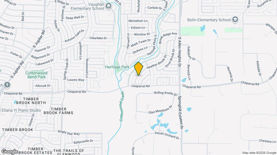 1503 Heather Brook Dr Map and Location Details