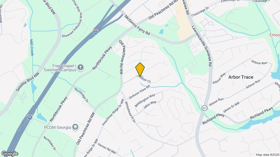 680 Telfair Ct Map and Location Details