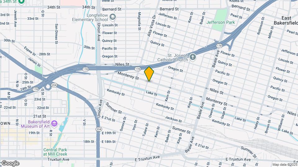 1123 Inyo St Mapa y Detalles de la Ubicación