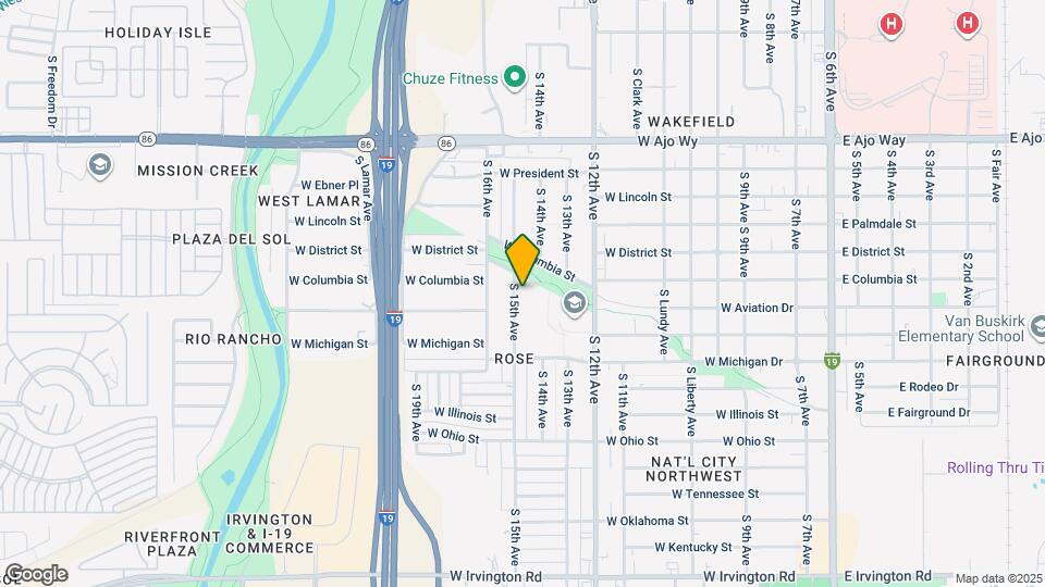 4319 S 15th Ave Map and Location Details
