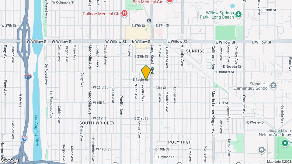 2330 Locust Ave Map and Location Details