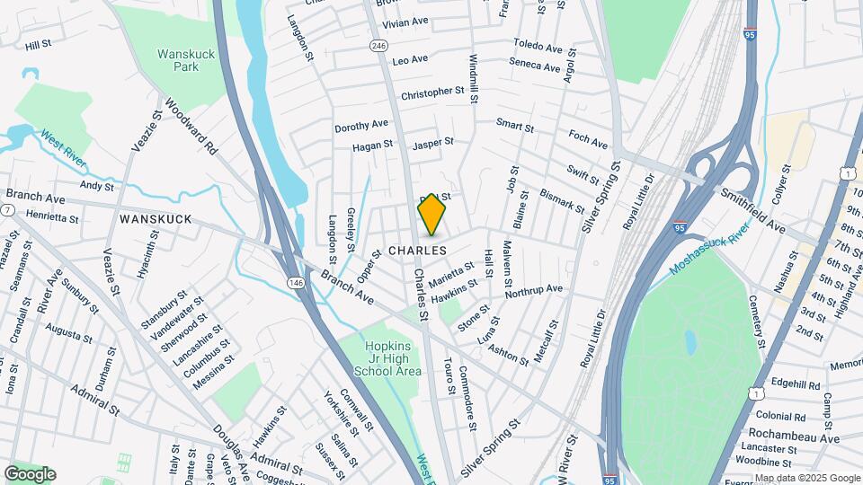 22 Ledge St Map and Location Details