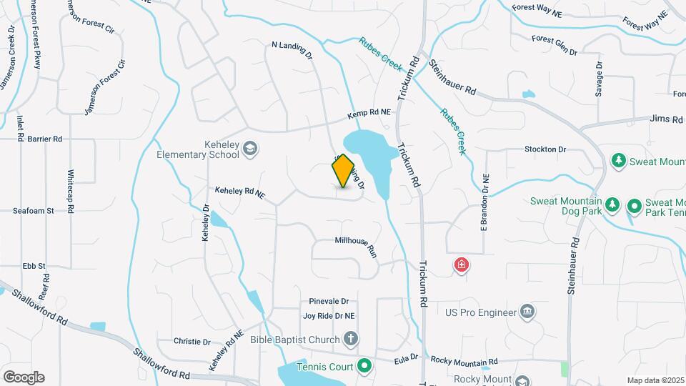 4515 S Landing Dr Mapa y Detalles de la Ubicación