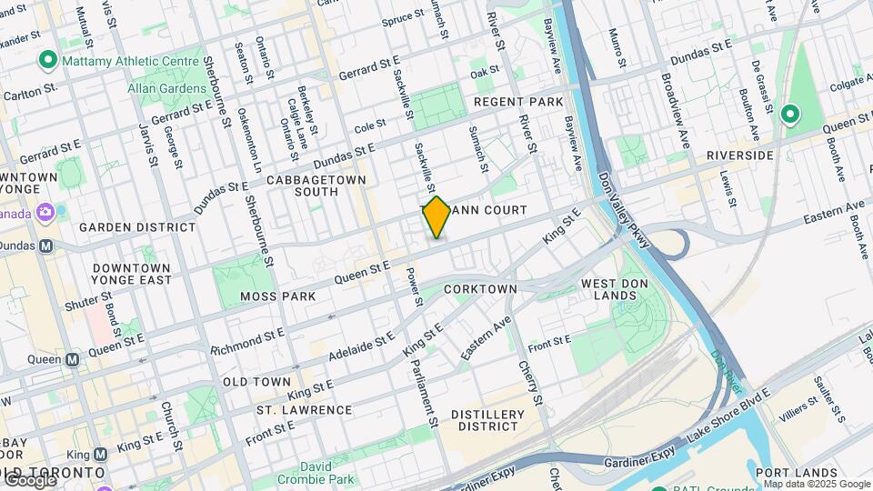 426 Queen St E Map and Location Details