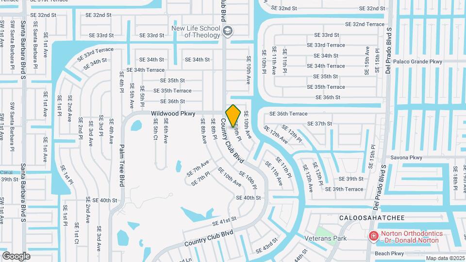 3702 SE 9th Pl Map and Location Details